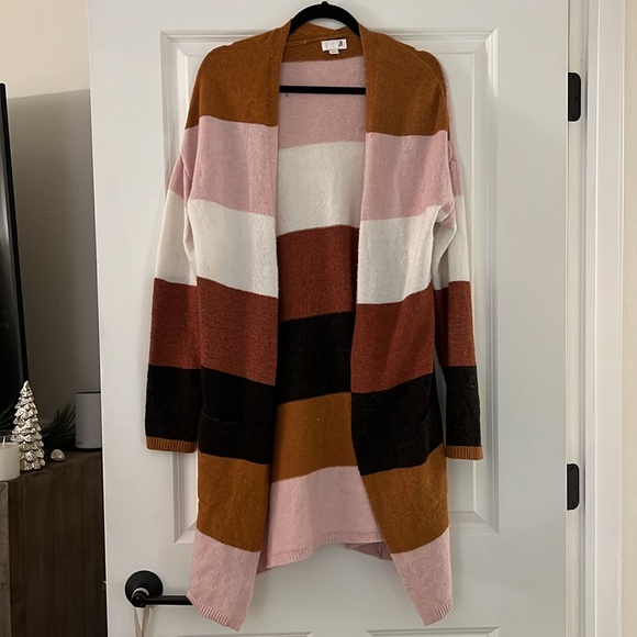 Women’s Striped Cardigan - Picture 2 of 5